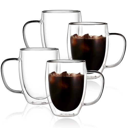 12oz Double Walled Glass Coffee