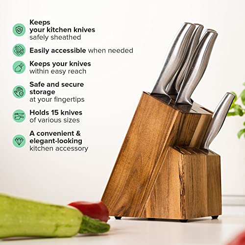 Wood Kitchen Knife Block