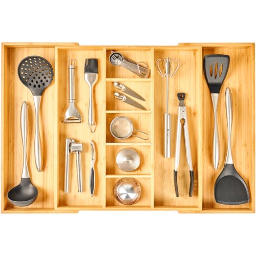Extra Large Expandable Kitchen Drawer Organizer