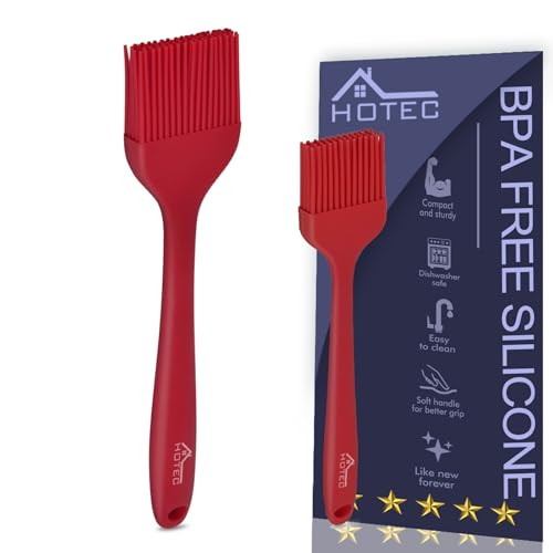 5 pieces Set Basting Brushes Silicone Heat Resistant Pastry Brushes Spread Oil Butter Sauce Marinades for BBQ Grill Barbecue Baking Kitchen Cooking BPA Free Dishwasher Safe