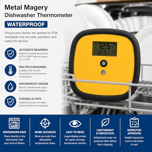 Replacement for Taylor 8791 Dishwasher Thermometer