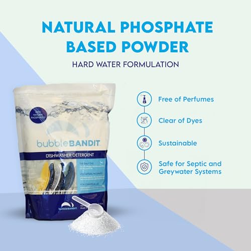 Dishwasher Powder Detergent with Phosphate. The Best Dishwasher Detergent for Spotless Dishes in Hard Water! ALL