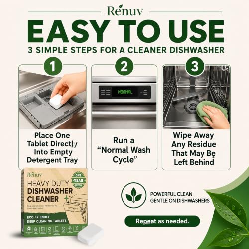 Heavy Duty Dishwasher Cleaner & Deodorizer