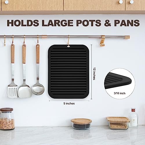 Silicone Trivet Mats Pot Holder Hot Pads Plate Holder Gripper Pad Garlic Peeler Drying Mat Coasters
