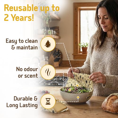 SUPERBEE Reusable Beeswax Wrap
