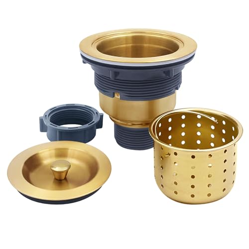 Kitchen Sink Drain Basket Strainer Assembly