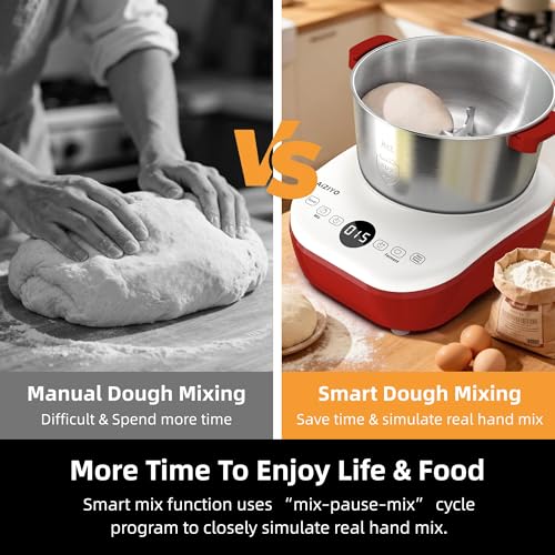 DoughChief 5.3QT Dough Maker (Red / 5.3 QT)