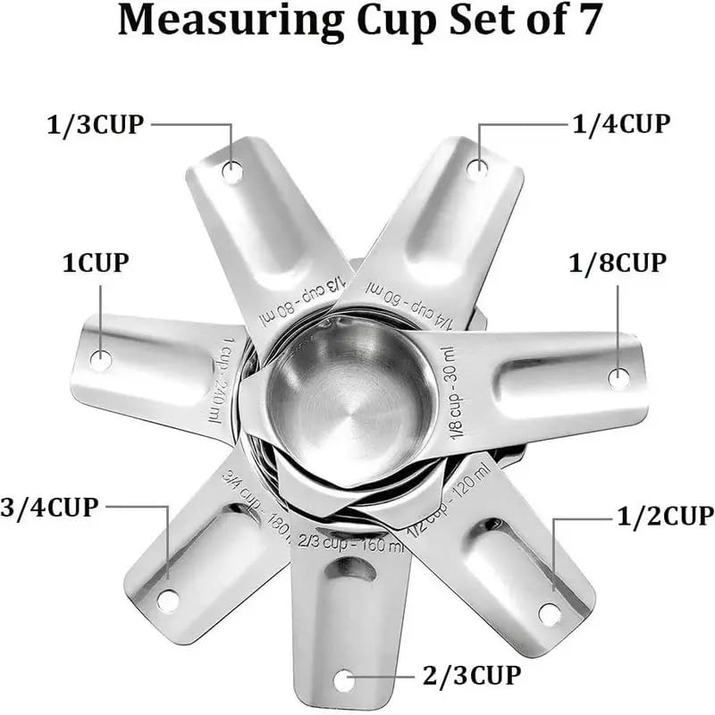 Measuring Cups and Spoons Set of 9