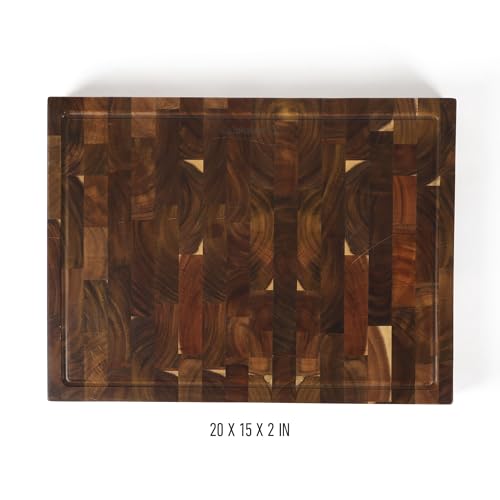Edge Guard Cutting Board (Acacia Wood (20"x15"))