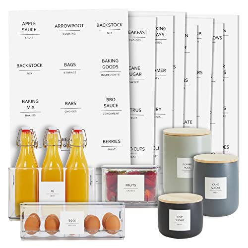 Minimalist Pantry & Fridge Labels