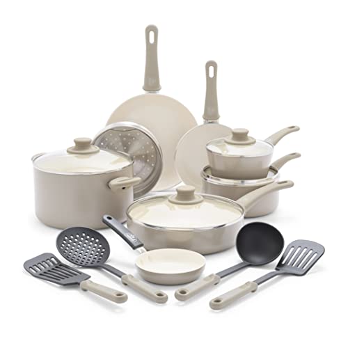 Soft Grip 16 Piece Cookware Set