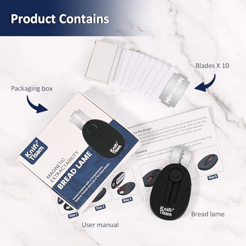Bread Lame Dough Scoring Tool with Magnetic & Retractable Design