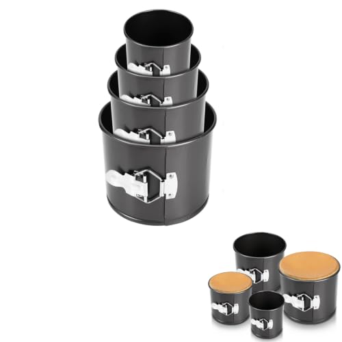 4Pcs Premium Springform Pan Nonstick