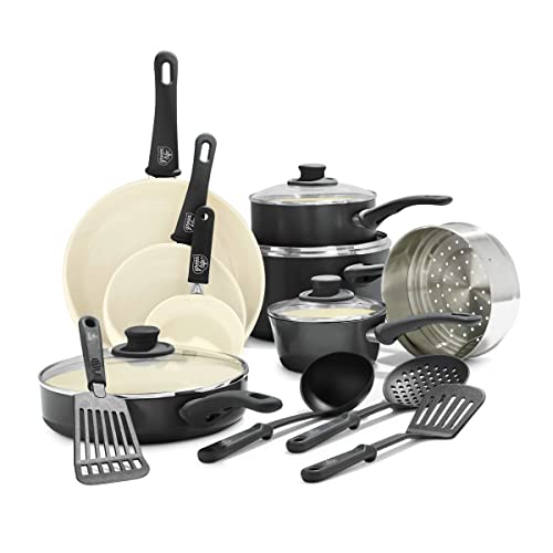 Soft Grip 16 Piece Cookware Set