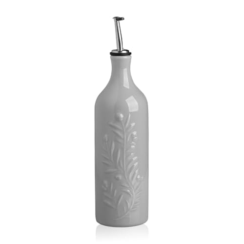 Sweejar Large Olive Oil Dispenser Bottle with Spout