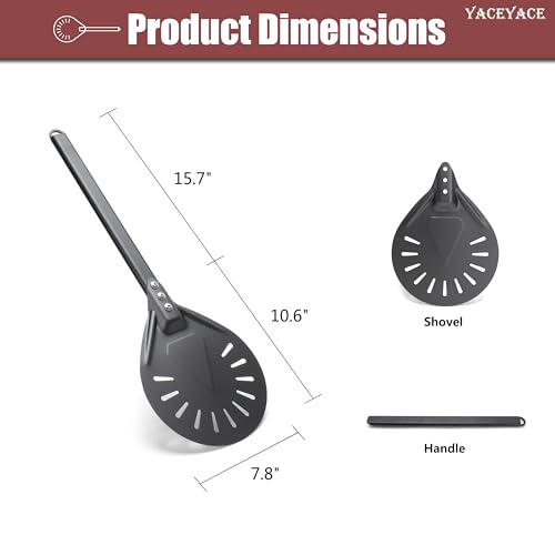 Round pizza turning peel