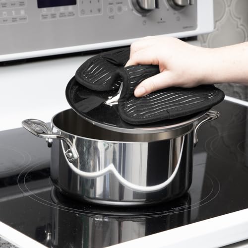 Premium Pot Holder & Hot Pad (Black / 2 Pack)
