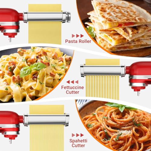 Pasta Maker Attachment for All KitchenAid Stand Mixer