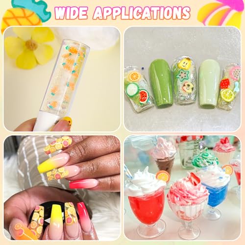 24 Grid Polymer Clay Cute Slime Add Ins for Nail Art Decoration