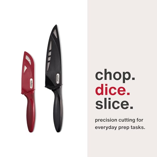 Utility Kitchen Knives with Sheath Covers