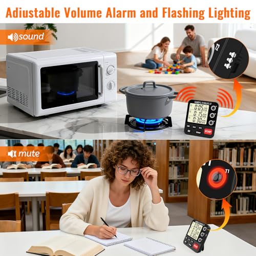 Digital Dual Kitchen Timer