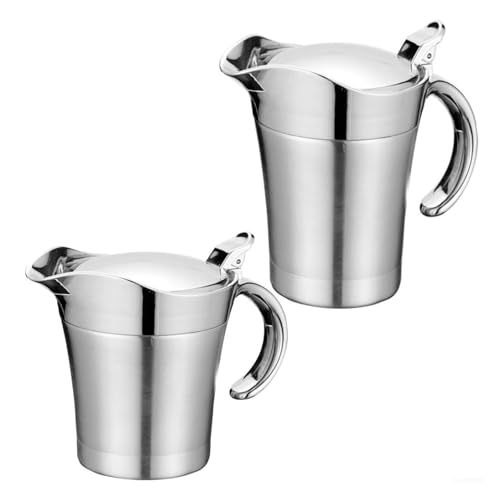 Double Wall Insulated Gravy Boat with Lid (450ML)