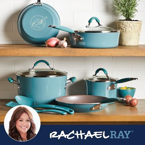 Cucina Ceramic Nonstick Cookware Pots and Pans Set