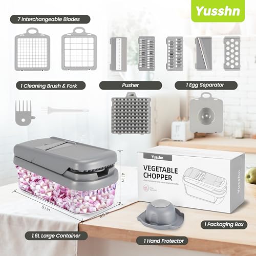 Vegetable Chopper (Silver Gray)