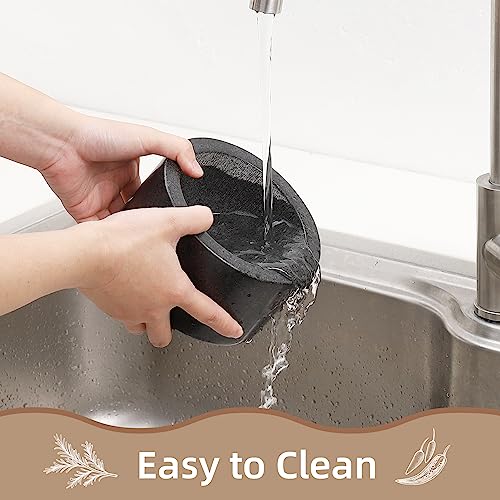 Polished Granite Mortar and Pestle Set