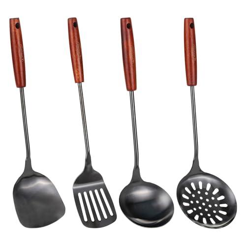 Wok spatula and ladle