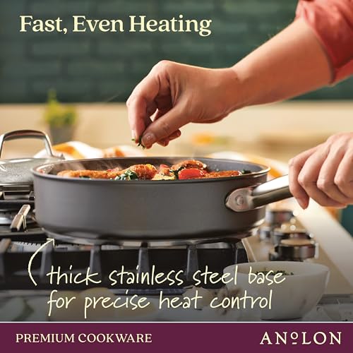 Accolade Forged Hard Anodized Cookware Pots and Pans Set