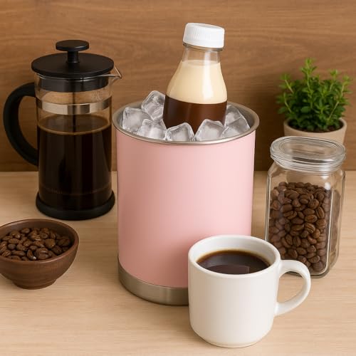 Heavy Gauge Weighted Base Stainless Steel Tool Crock Utensil Holder Flatware Organizer