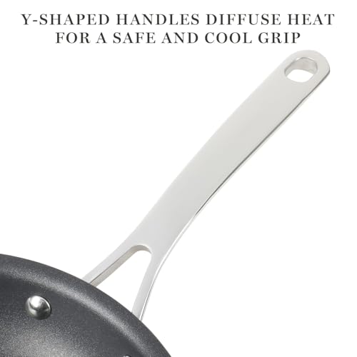 Badgley Hybrid Nonstick TriPly Stainless Steel Cookware with Stay Cool Handle