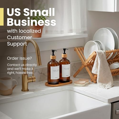 Bamboo Soap Dispensers