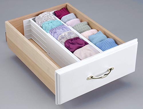 Dial Industries Adjustable Dresser Drawer Organizer Dividers