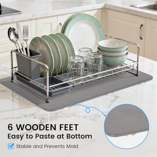 Large Stone Drying Mat for Kitchen Counter