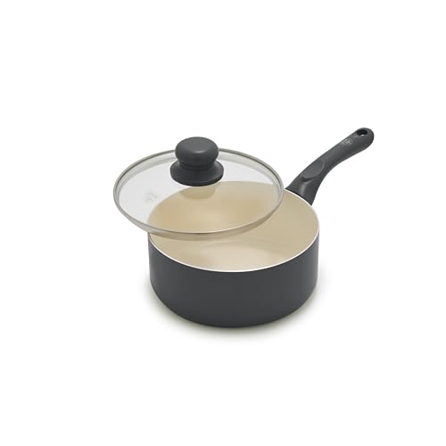 2.5QT Nonstick Saucepan with Glass Lid