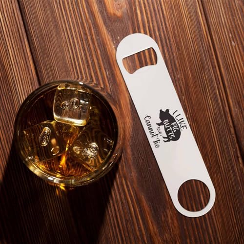 Watercolor Turtles Stainless Steel Bottle Opener Swimming Green Seaweed Blisters Freedom Leisure Ocean Animals Flat Beer Bottle Opener Keychain for Home Kitchen Bar Restaurant Party Gift