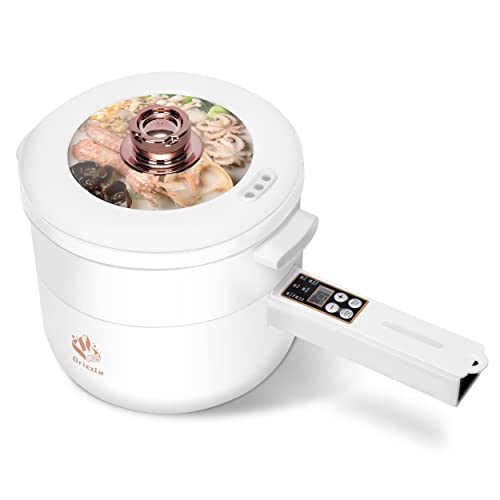 Electric Hot Pot Cooker Steamer 1.8L