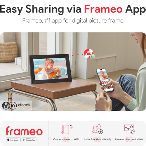 Digital Picture Frame with 32GB Storage