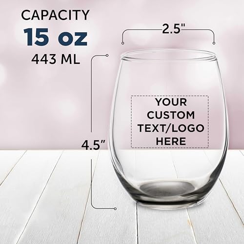 Stemless Wine Glasses in Bulk by ARC Perfection