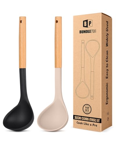Silicone Soup Ladle Spoon Kitchen Utensils
