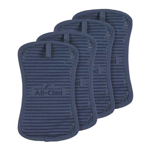 Premium Pot Holder & Hot Pad (Indigo / 4 Pack)