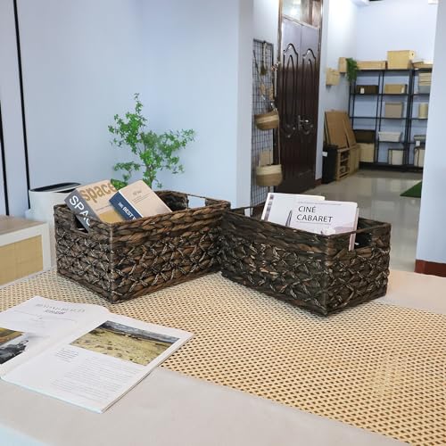 Rectangular Wicker Storage Basket