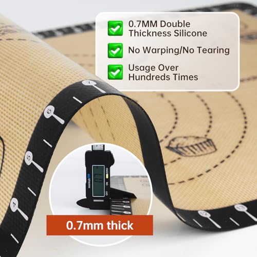 Silicone Baking Mat with Measurement