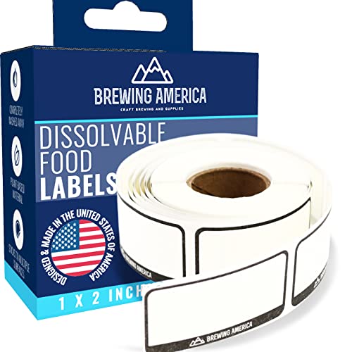 Dissolvable Labels for Food Containers