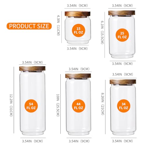 Glass Jars Set