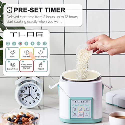 Mini Rice Cooker 2 Cups Uncooked
