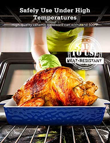 3Pack Ceramic Baking Dish for Oven