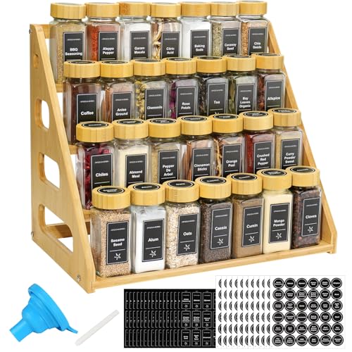Spice Rack Tiered Spice Rack Organization for Cabinet